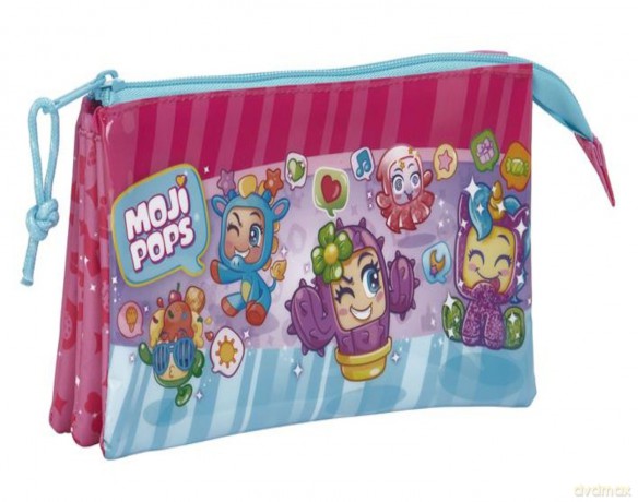 Moji Pops piórnik trzykomorowy