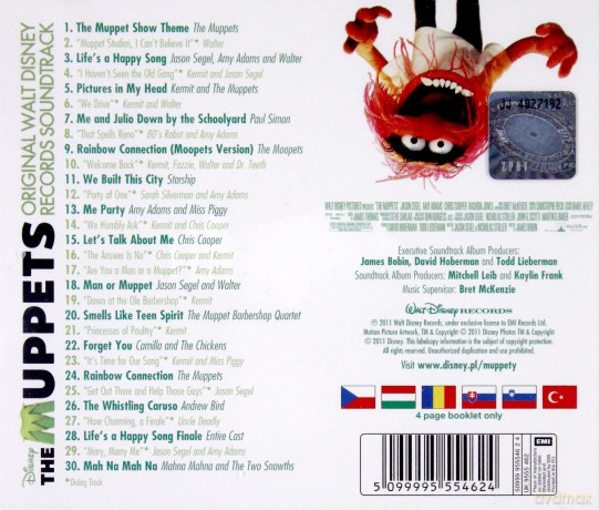 The Muppets soundtrack (EE Version) (Muppety) [CD]