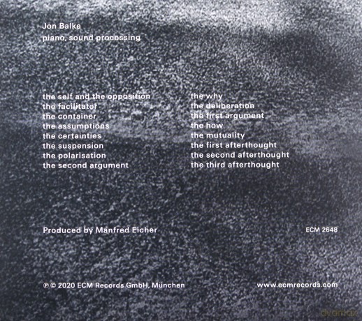 Jon Balke: Discourses [CD]