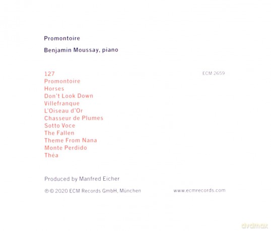 Benjamin Moussay: Promontoire [CD]