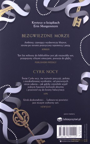 Bezgwiezdne morze - Erin Morgenstern [KSIĄŻKA]
