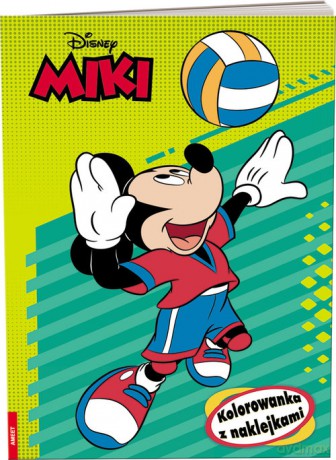 Disney Miki Kolorowanka z naklejkami [KSIĄŻKA]