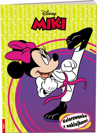 Disney Miki Kolorowanka z naklejkami [KSIĄŻKA]