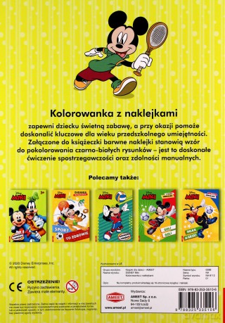Disney Miki Kolorowanka z naklejkami [KSIĄŻKA]