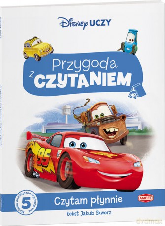 Disney Uczy. Auta. Przygoda z czytaniem Czytam płynnie - Jakub Skworz [KSIĄŻKA]