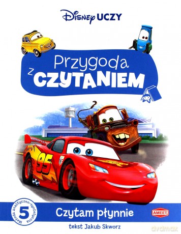 Disney Uczy. Auta. Przygoda z czytaniem Czytam płynnie - Jakub Skworz [KSIĄŻKA]