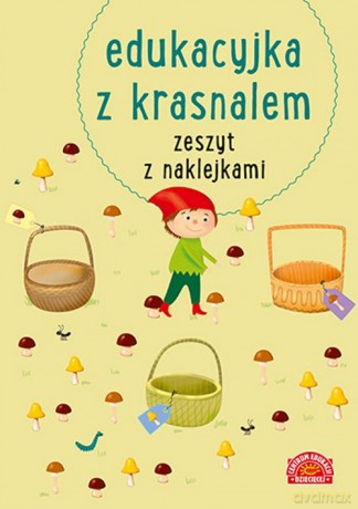 Edukacyjka z krasnalem Zeszyt z naklejkami [KSIĄŻKA]