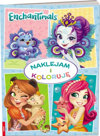 Enchantimals Naklejam i koloruję [KSIĄŻKA]