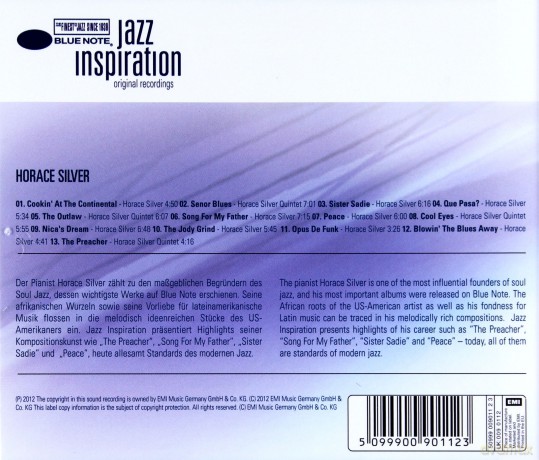 Horace Silver: Jazz Inspiration [CD]