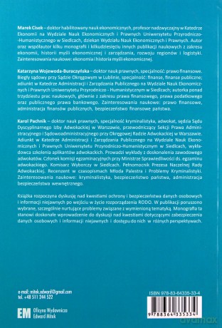 Ochrona i bezpieczeństwo danych osobowych i informacji niejawnych [KSIĄŻKA]