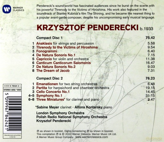 20th Century Classics: Penderecki [2CD]