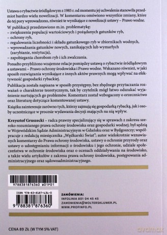 Rybactwo śródlądowe Komentarz - Krzysztof Gruszecki [KSIĄŻKA]