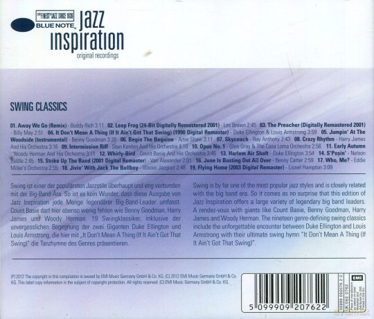 Jazz Inspiration Swing Classics [CD]