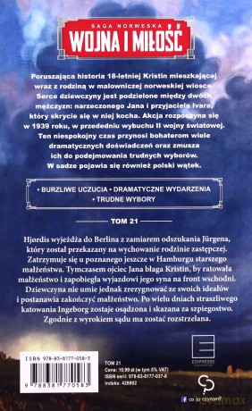 Wojna i Miłość (Tom 21) - Else Berit Kristiansen [KSIĄŻKA]