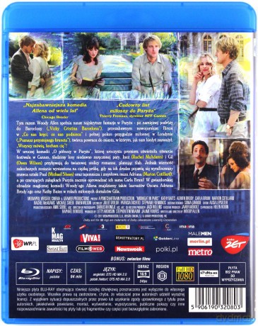O północy w Paryżu [Blu-Ray]
