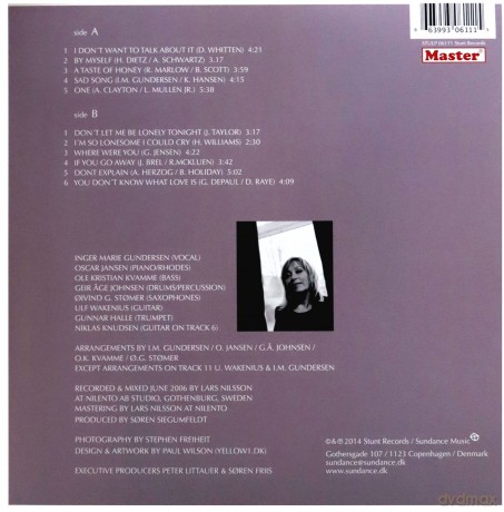 Gundersen,Inger: By Myself [Winyl]