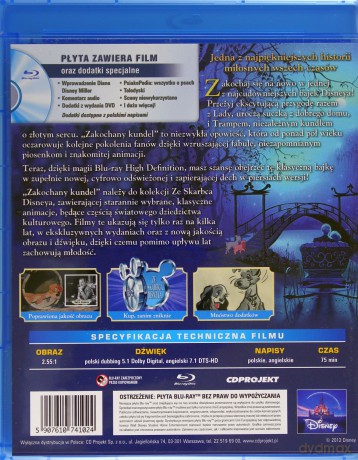 Zakochany kundel (Disney) [Blu-Ray]