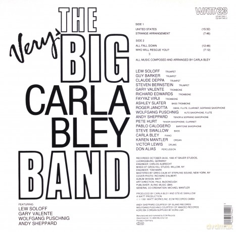 Carla Bley: The Very Big Carla Bley Band [WINYL]