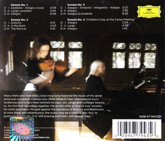 Hilary Hahn: Ives: Sonatas [CD]