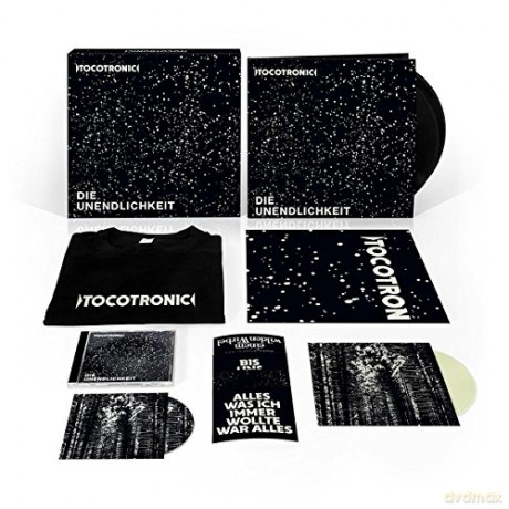 Tocotronic: Die Unendlichkeit (Limited-Fan-Box-Set incl. T-Shirt Gr.L und glow-in-the-Dark-7") [5xWinyl]