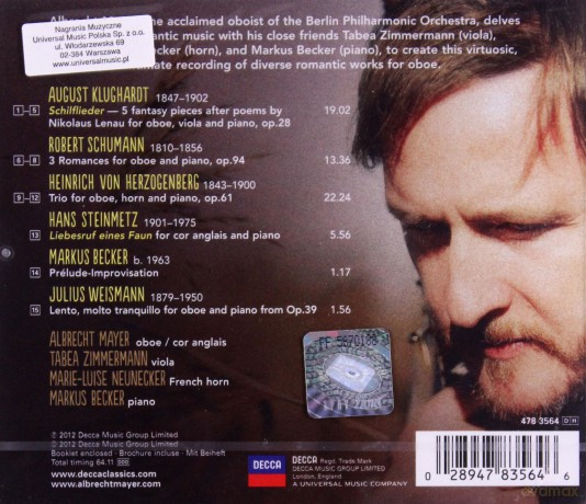 Albrecht Mayer: Song Of The Reeds [CD]