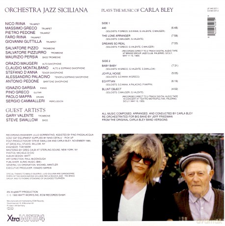 Orchestra Jazz Siciliana: Orchestra Jazz Siciliana Plays Carla Bley [WINYL]