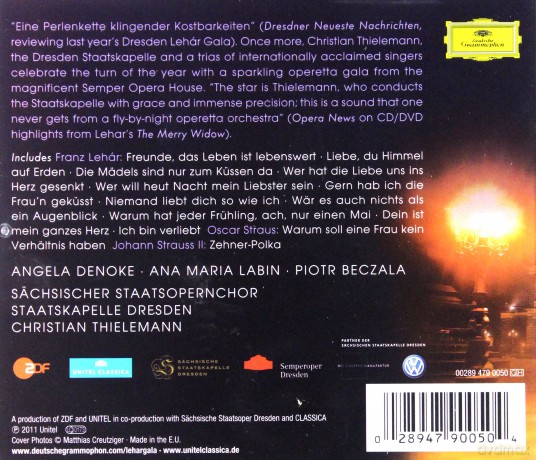 The Lehar Gala From Dresden - Live Aus Der Semperoper [CD]