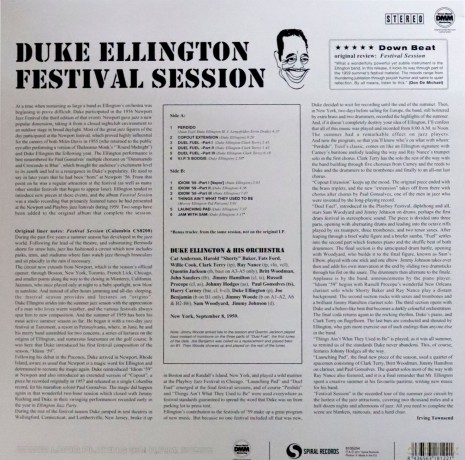 Ellington,Duke: Festival Session (remastered) (Limited) [Winyl]