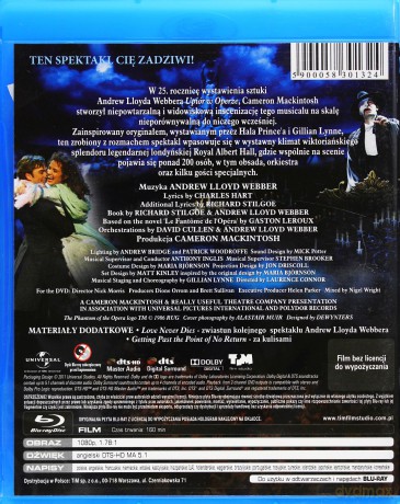 Upiór w Operze w Royal Albert Hall (Andrew Lloyd Webber) [Blu-Ray]
