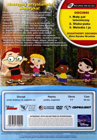 Mali Einsteini: Misja w Ameryce (Disney Junior) [DVD]