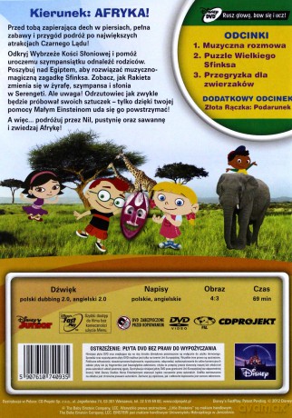 Mali Einsteini: Misja w Afryce (Disney Junior) [DVD]