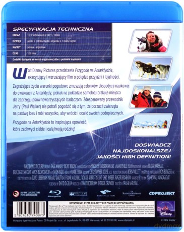 Przygoda na Antarktydzie (Disney) [Blu-Ray]