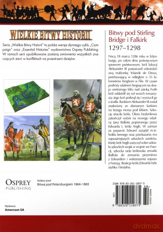 Wielkie Bitwy Historii 60: Bitwy pod Stirling Bridge i Falkirk 1297 - 1298 r. [książka]+[DVD]