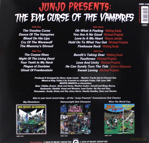 Henry 'Junjo' Lawes: Junjo Presents: The Evil Curse Of The Vampires (remastered) [2xWinyl]