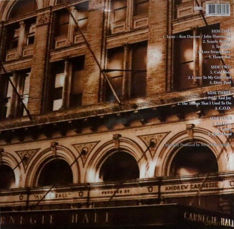 Vaughan,Stevie Ray: Live At Carnegie Hall [2xWinyl]