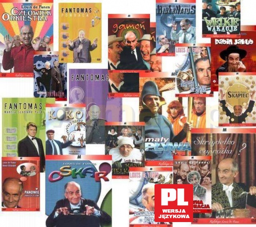 Kolekcja Louis de Funes pakiet [19DVD]