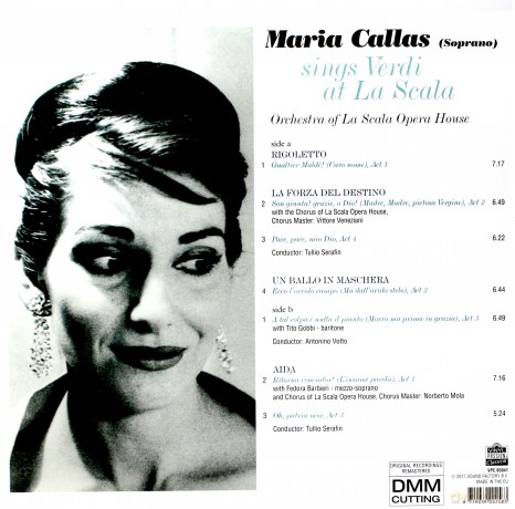 Maria Callas Sings Verdi at La Scala [Winyl]