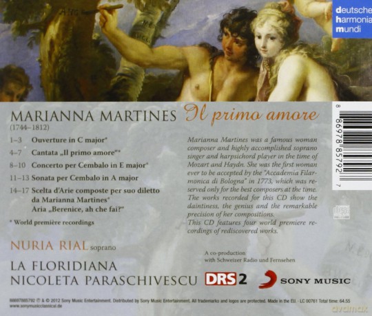 Nuria Rial: Marianna Martines: Il Primo Amore [CD]