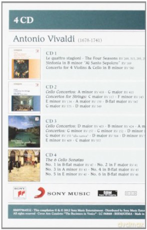 Tafelmusik - Jeanne Lamon: Antonio Vivaldi: The Four Seasons; Concertos; Cello Sonatas Nos. 1-6 [4CD]