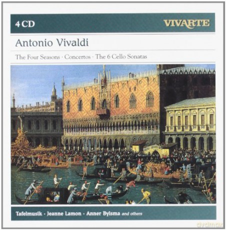 Tafelmusik - Jeanne Lamon: Antonio Vivaldi: The Four Seasons; Concertos; Cello Sonatas Nos. 1-6 [4CD]