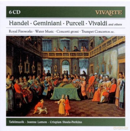 Tafelmusik - Jeanne Lamon: Handel; Geminiani; Purcell; Vivaldi; Albioni; Telemann And Others: Royal Fireworks; Water Music; Concerti Grossi; Trumpet Concertos Etc. [6CD]