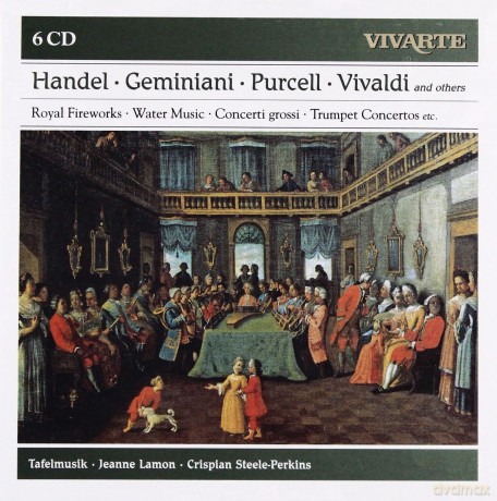 Tafelmusik - Jeanne Lamon: Handel; Geminiani; Purcell; Vivaldi; Albioni; Telemann And Others: Royal Fireworks; Water Music; Concerti Grossi; Trumpet Concertos Etc. [6CD]