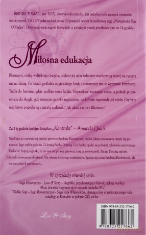 Romans historyczny 77: Miłosna edukacja - Bertrice Small [książka] (2)