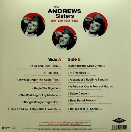 The Andrews Sisters: Rum And Coca Cola (remastered) (Mono) [Winyl]