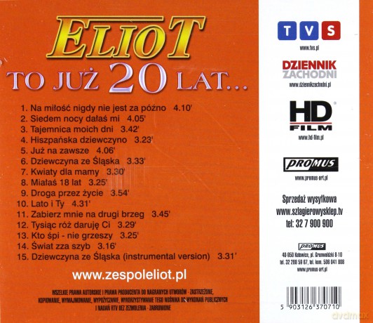 Eliot: To już 20 lat [CD]