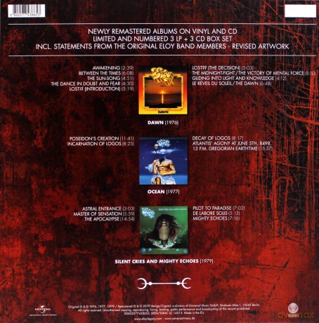 Eloy: The Classic Years Trilogy (remastered) (Limited-Numbered) [6xWinyl]