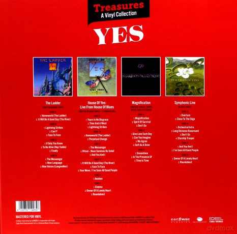 Yes: Treasures - A Vinyl Collection (Limited Numbered Boxset) [11xWinyl]