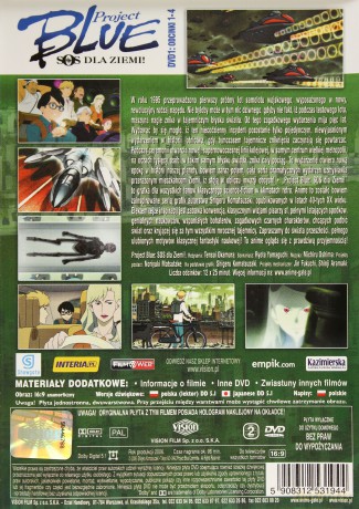 Project Blue: SOS dla Ziemi! cz. 1 (odc. 1-4) [DVD]