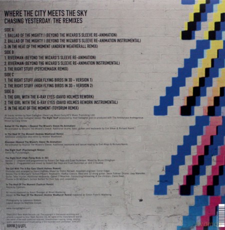 Noel Gallagher's High Flying Birds: Where The City Meets The Sky: Chasing Yesterday - The Remixes [2xWinyl]