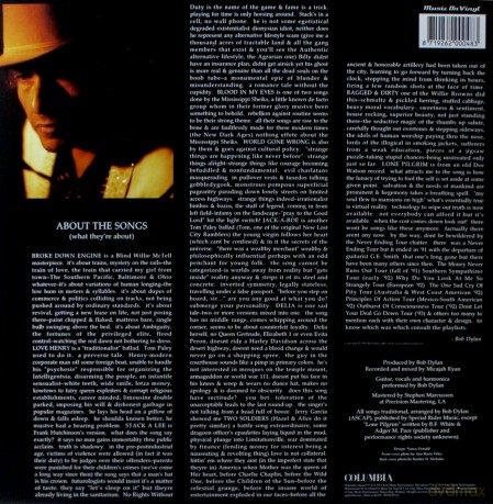 Dylan,Bob: World Gone Wrong (remastered) [Winyl]